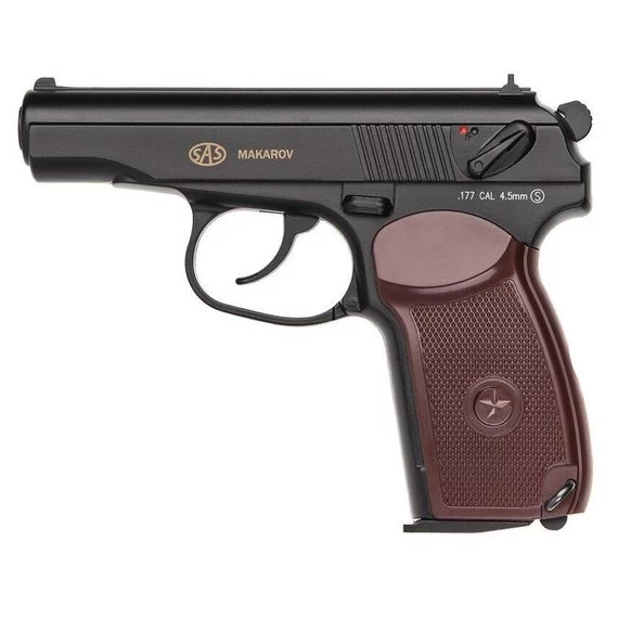 Пневматический пистолет SAS Makarov 4,5 мм (KM-44DHN), Материал корпуса : Металл