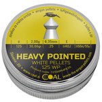 Свинцеві кулі Coal Heavy Pointed, 6,35 мм, 2,0 г, 125шт/уп (125WPHP635)