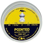 Свинцовые пули Coal Pointed, 5,5 мм , 1,0г, 200шт/уп (200WPP55), Количество в упаковке: 200 шт.