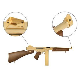 Пневматичний пістолет-кулемет Umarex Legends M1A1 Legendary Gold (5.8391), зображення 4