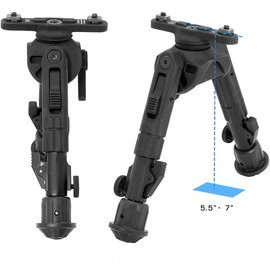 Сошки Leapers Recon 360 TL, 14-18см, M-LOK (TL-BPM02-B), изображение 3