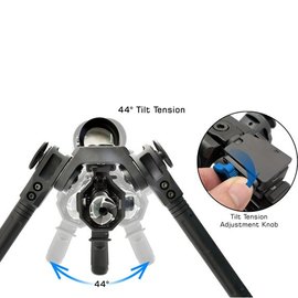 Сошки Leapers Over Bore, 18-28 см, Picatinny TL-BPOB01-A, зображення 4