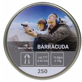 Свинцовые пули Borner "Barracuda", для винт., 4,5 (250 шт.) 0,70 г, Количество в упаковке: 250 шт.