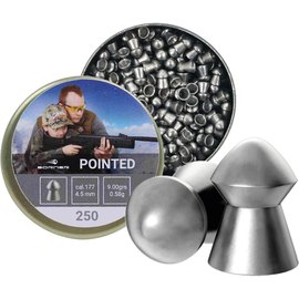 Свинцовые пули Borner "Pointed", для винт., 4,5 (250 шт.) 0,58гр.