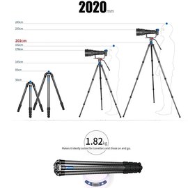 Трипод Leofoto для оптики, карбон LM-324CL, изображение 3