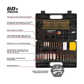 Набор для чистки Allen Universal, 60-Pieces black 70604, изображение 4