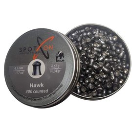 Свинцовые пули Spoton Hawk 400 шт, 4,5 мм, 0,67 г, изображение 2
