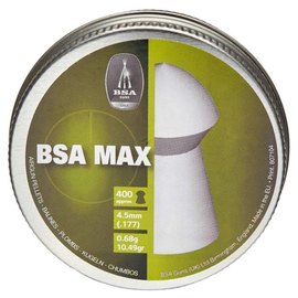 Свинцовые пули BSA Max, 4,5 мм, 0,68 г, 400шт/уп (756)