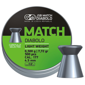 Свинцеві кулі JSB Match Diabolo light 4.51 мм, 0.475 г 500 шт (000006-500)