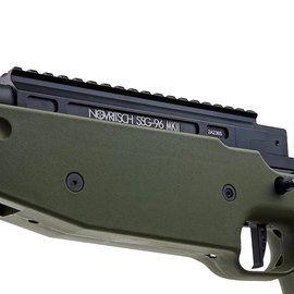 Страйкбольная снайперская винтовка Novritsch SSG96 Mk2 4 Joules Olive (30546), изображение 4