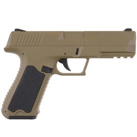 Страйкбольний пістолет Cyma ERGO-FA Plastic CM.127 AEP Tan (10454), зображення 4