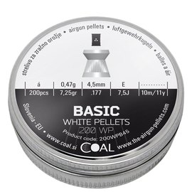 Свинцовые пули Coal Basic 4.5 мм 0.47 г 200 шт/уп (200WPB45)