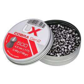 Свинцовые пули Umarex Cobra Gen2 4.5 мм, 0.49 г, 500 шт/уп (4.1927), изображение 3