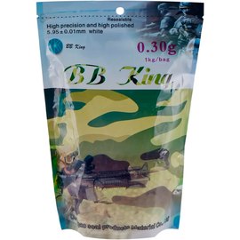 Страйкбольні кульки BB King Normal 6 мм 0.30 г 1кг/уп (1401.00.04), Вага, г : 0.30 г