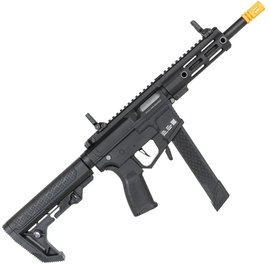 Страйкбольний пістолет-кулемет Specna Arms SA-FX01 Flex Hal Etu with orange discharge device Black (32910), зображення 2