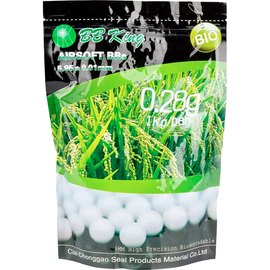 Страйкбольні кульки BB King Biogradable 6 мм 0.28 г 1кг/уп (1401.00.09)