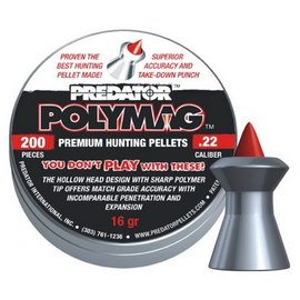 Свинцовые пули JSB Diabolo Predator Polymag 5.5 мм, 1.03 г 200 шт (1002-01-200)