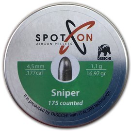 Свинцовые пули Spoton Sniper 175 шт, 4,5 мм, 1,1 г
