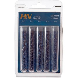 Свинцовые пули H&N Slug Sampler Test Set, 5,53 мм (99985530005)