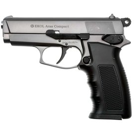 Сигнальный пистолет Ekol ARAS Compact 9mm серый, Цвет: Grey
