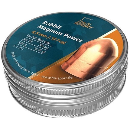 Свинцовые пули H&N Rabbit Magnum Power 4,5 мм 200шт/уп 1,04 г (92264500003)