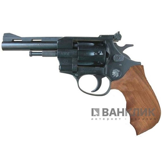 Револьвер под патрон Флобера Weihrauch Arminius HW4 4” дерево