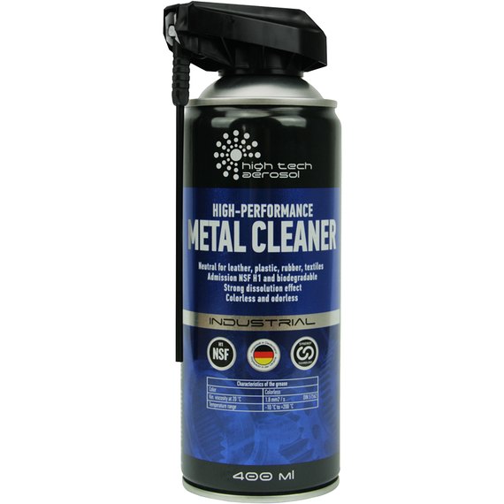 Экологический холодный очиститель с пищевым допуском HTA. "HTA CLEANER METAL Н1" 400 мл