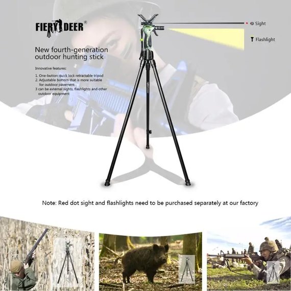 Трипод FIERY DEER DX-004-03 G4 4-е поколен., изображение 6