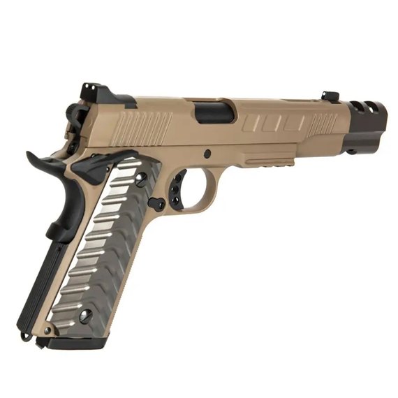 Страйкбольный пистолет KJW KP-16 Green Gas (28201), изображение 4