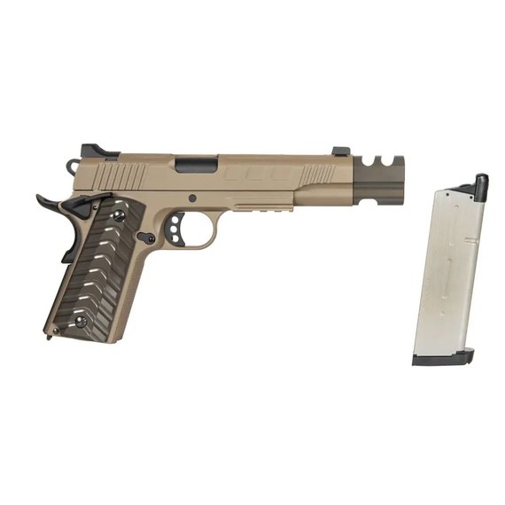 Страйкбольный пистолет KJW KP-16 Green Gas (28201), изображение 5