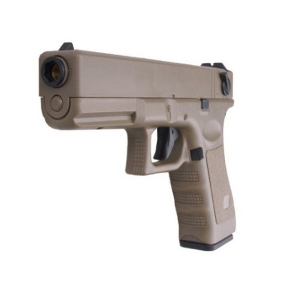 Страйкбольный пистолет Cyma Glock 18 CM.030 AEP Tan (3290), Цвет : Tan, изображение 2