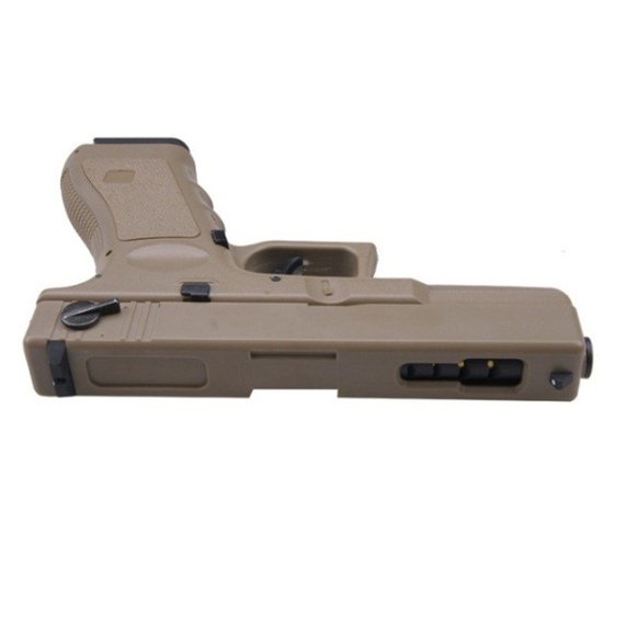 Страйкбольный пистолет Cyma Glock 18 CM.030 AEP Tan (3290), Цвет : Tan, изображение 4