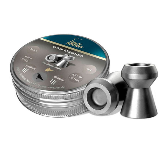 Свинцовые пули H&N Crow Magnum Diabolo, 500 шт/уп 4,5 мм (92224500005)