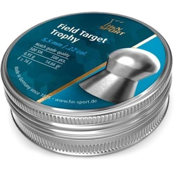 Свинцовые пули H&N FT Trophy, 5,54 мм 0.96г, 500шт/уп (92105540005)