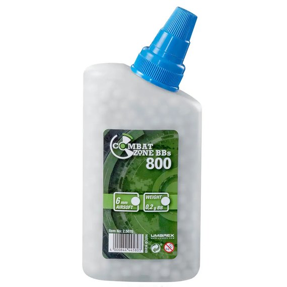 Страйкбольные шарики Umarex Combat Zone BB 6 мм 0,20 г. White (2.5676)