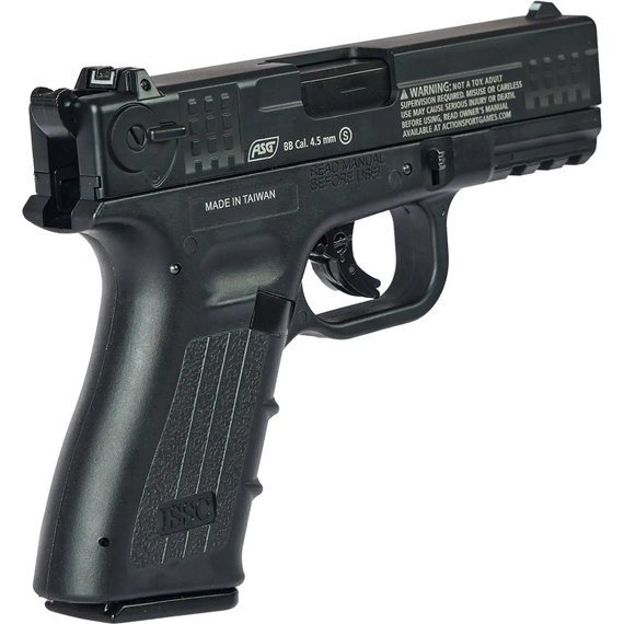 Пневматический пистолет ASG ISSC M22 4,5 мм кал. 4.5 мм Black (19803), Система Blowback: Нет, изображение 3