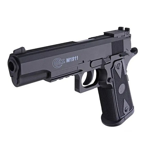Страйкбольний пістолет Cybergun SA Colt 1911 Rail Gun NBB CO2 кал. 6 мм ВВ (180314), зображення 2