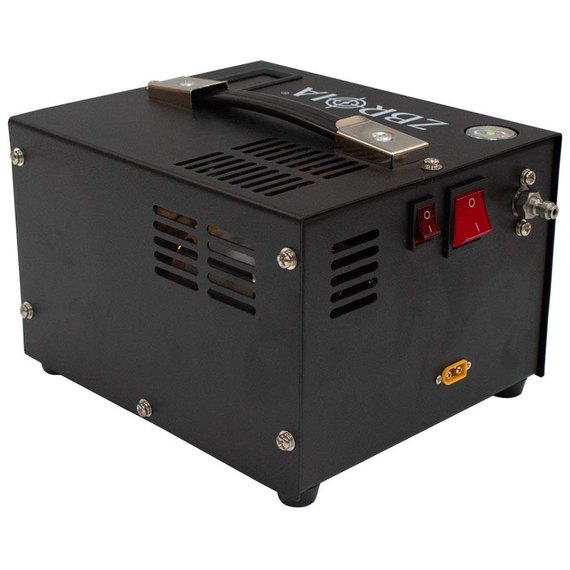 Компрессор высокого давления Zbroia Portair PCP 300 Bar 12v/110v/220v ZYD12H Black, изображение 3