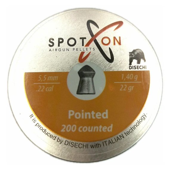 Свинцовые пули Spoton Pointed 200 шт, 5,5 мм, 1,4 г