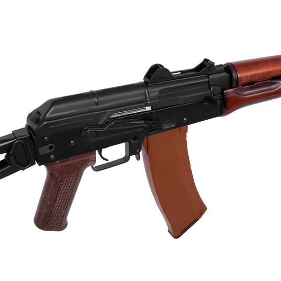 Страйкбольная штурмовая винтовка LCT АКС-74У Wood 6 мм (LCKS74UN AEG), изображение 6