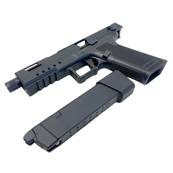 Страйкбольний пістолет Novritsch SSP28 Split-Slide Green Gas Black (32993), зображення 2
