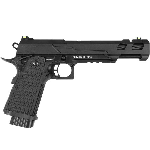 Страйкбольный пистолет Novritsch SSP5 Black Green Gas 6" (26739), изображение 4