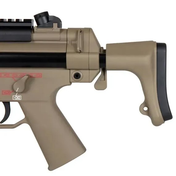 Страйкбольний пістолет-кулемет Jing Gong MP5SD6 JG808 Tan (30750), зображення 3