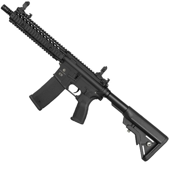 Страйкбольная винтовка Evolution Recon Superlite MK18 Mod 1 10.8" Carbontech AEG 6 мм Black (EC47AR)