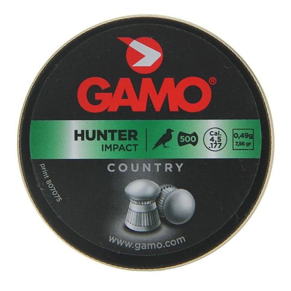 Свинцовые пули Gamo Hunter 500 шт. 6320834, Количество в упаковке: 500 шт.