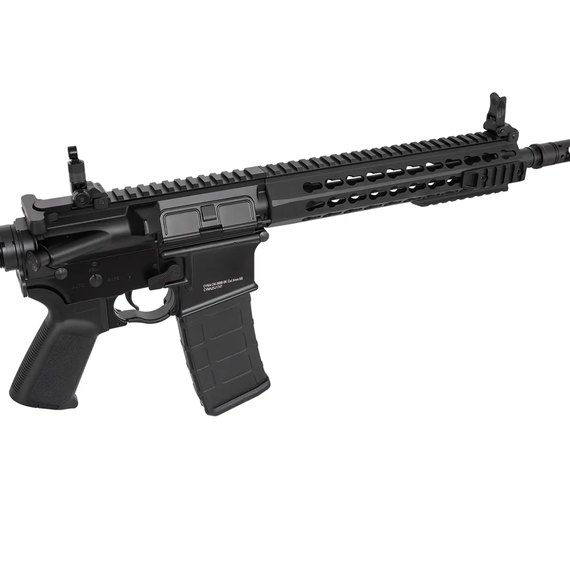 Страйкбольна гвинтівка Cyma M4 Keymod AEG 6 мм Aluminum (CM.068B BK), зображення 3
