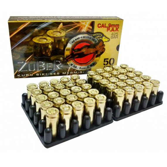 Патроны холостые пистолетные Zuber 9 mm - купить в Киеве, Украине ...