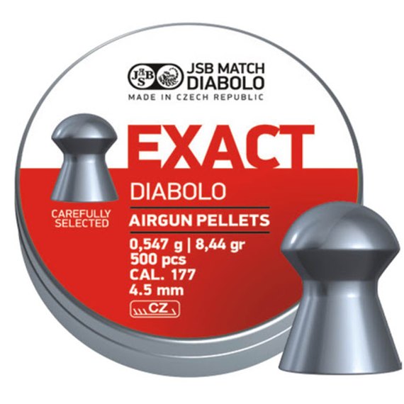 Свинцовые пули JSB Diabolo Exact 4.53 мм, 0.547 г 500 шт (546239-500)