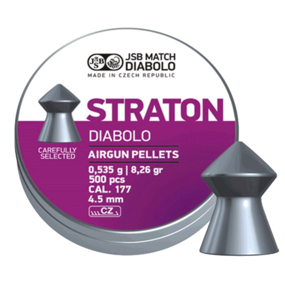 Свинцовые пули JSB Diabolo Straton 4.50 мм, 0.535 г 500 шт (546112-500)