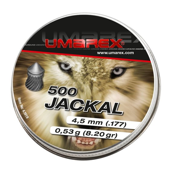 Свинцовые пули Umarex Jackal Pellets 0,53гр. кал.4.5(.177) 500шт. (4.1919)